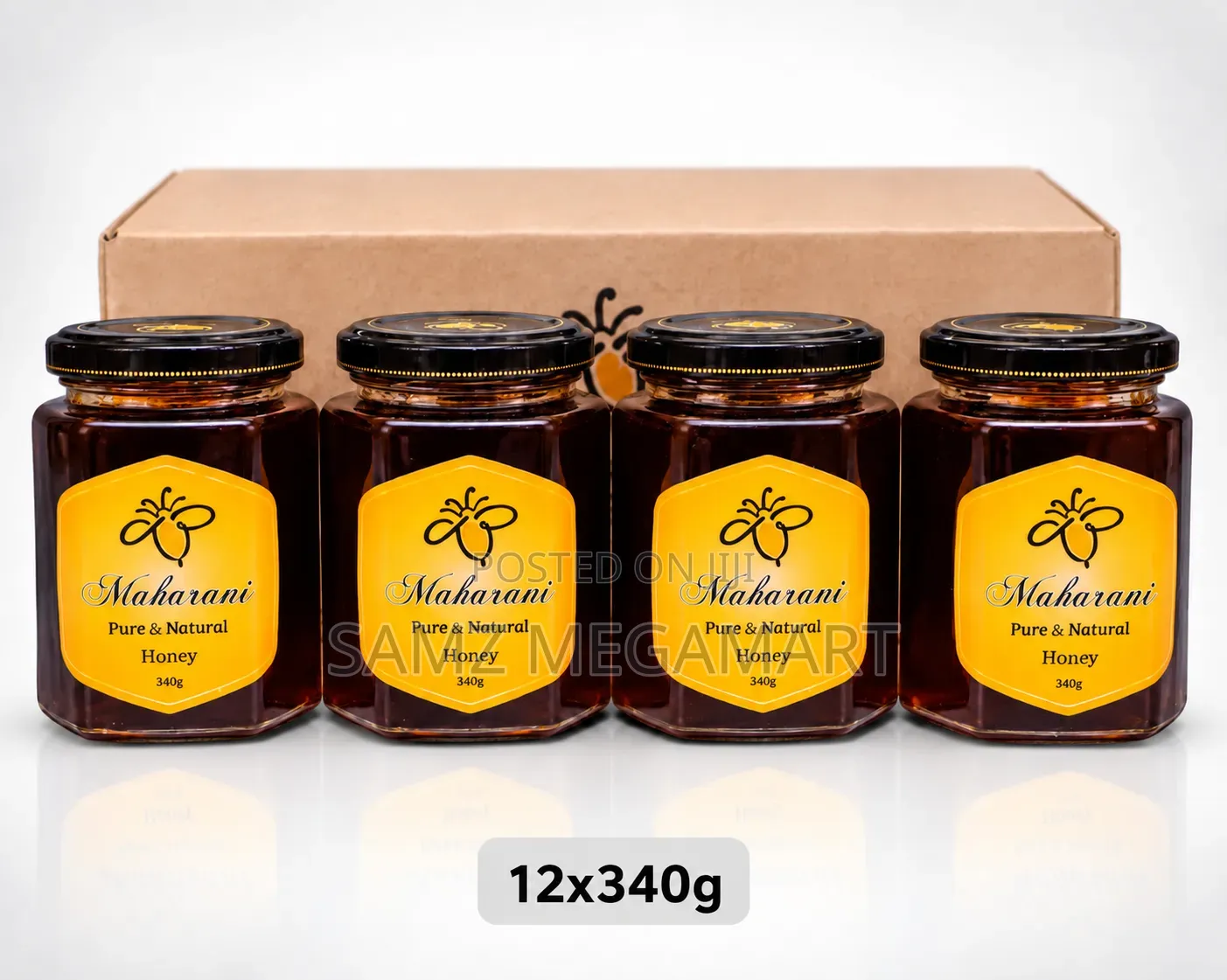 Maharani Pure Natural Honey 12x340g