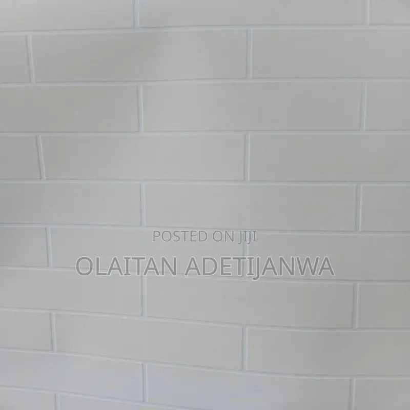 3d White Brick Luxurious Wallpaper