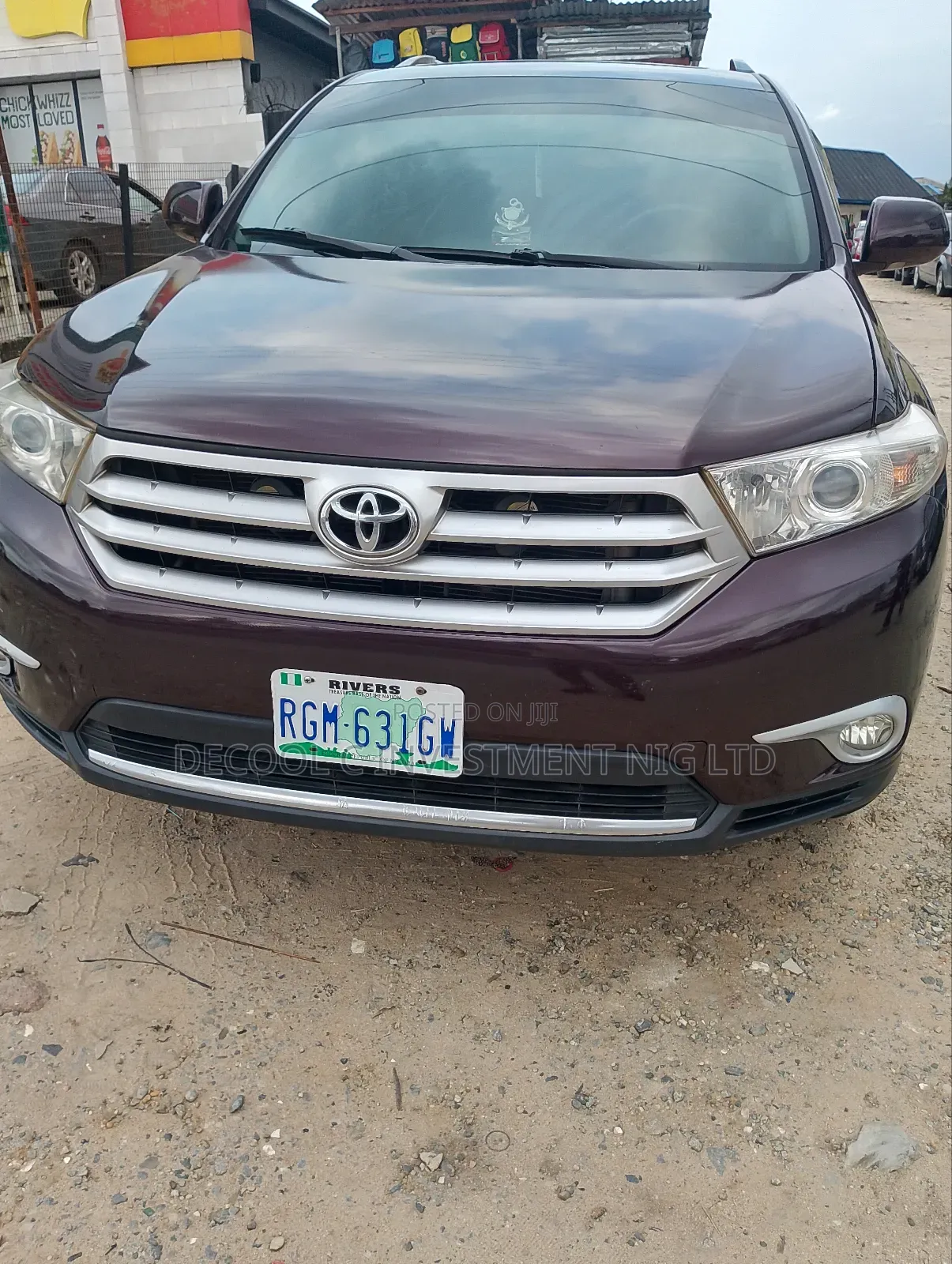Toyota Highlander Limited 3.5L 2WD 2013 Red