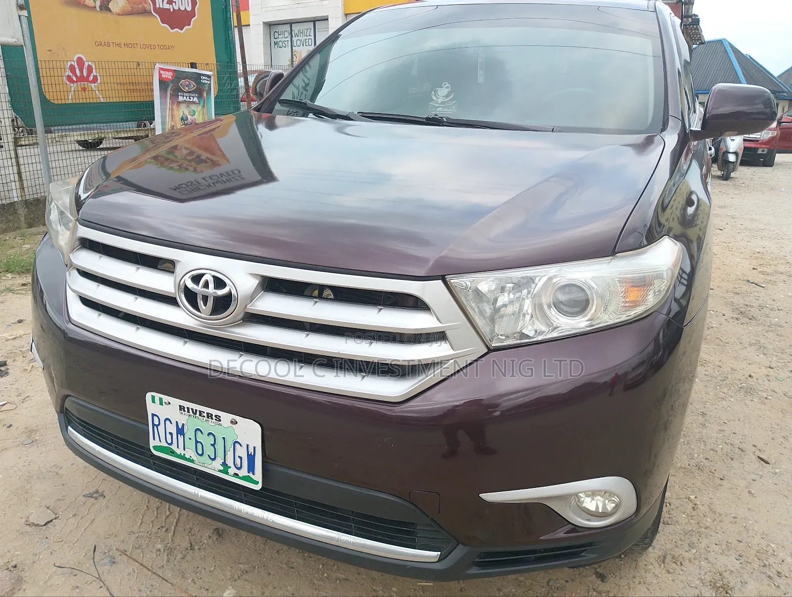 Toyota Highlander Limited 3.5L 2WD 2013 Red