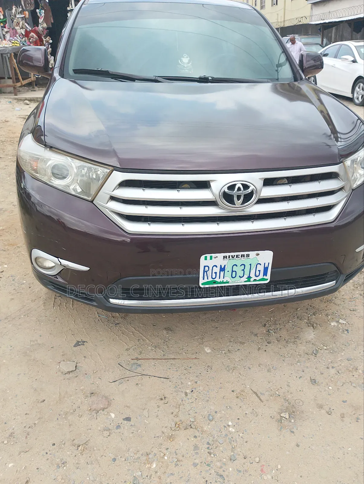 Toyota Highlander Limited 3.5L 2WD 2013 Red