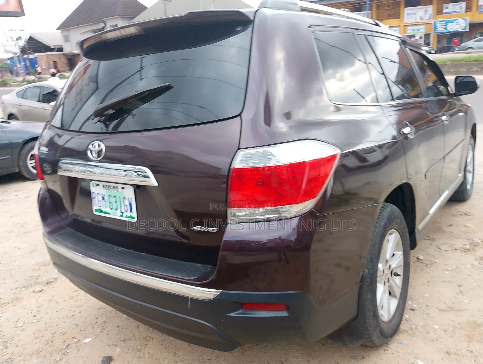 Toyota Highlander Limited 3.5L 2WD 2013 Red