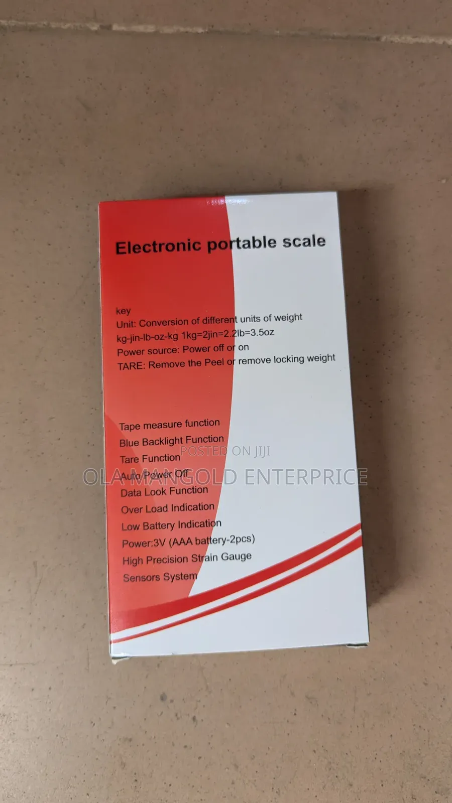 Electronic Portable Scale