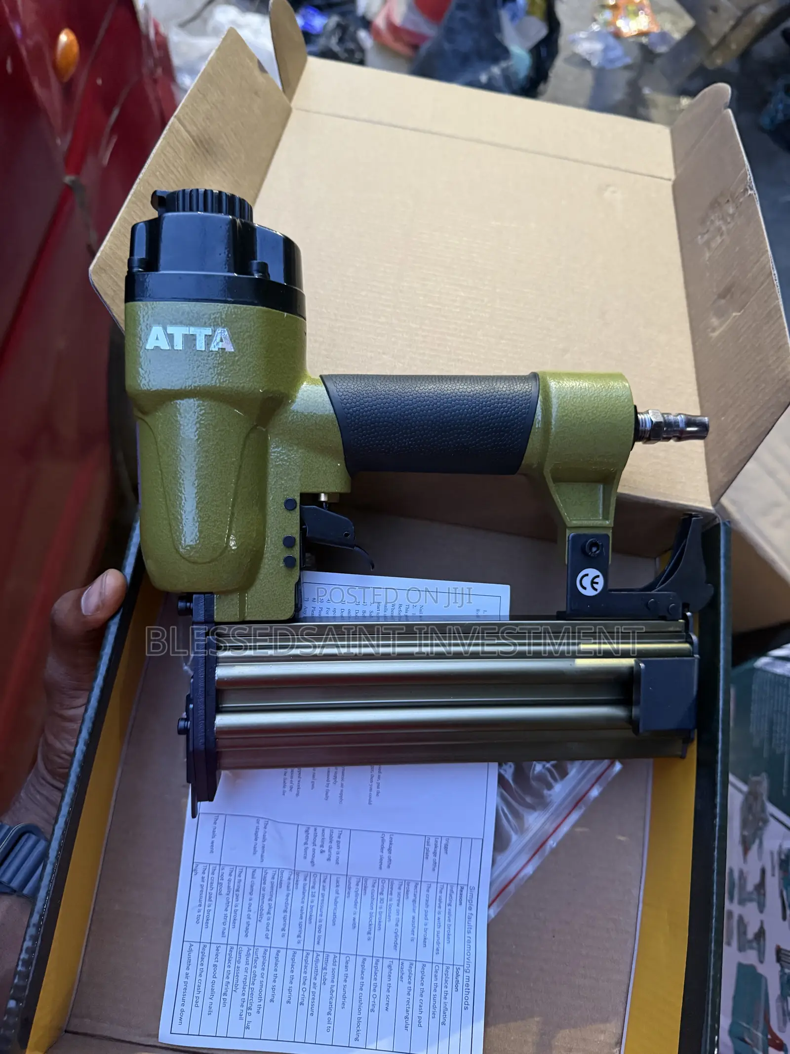 Pneumatic Brad Nailer F50 2” Air Nail Gun