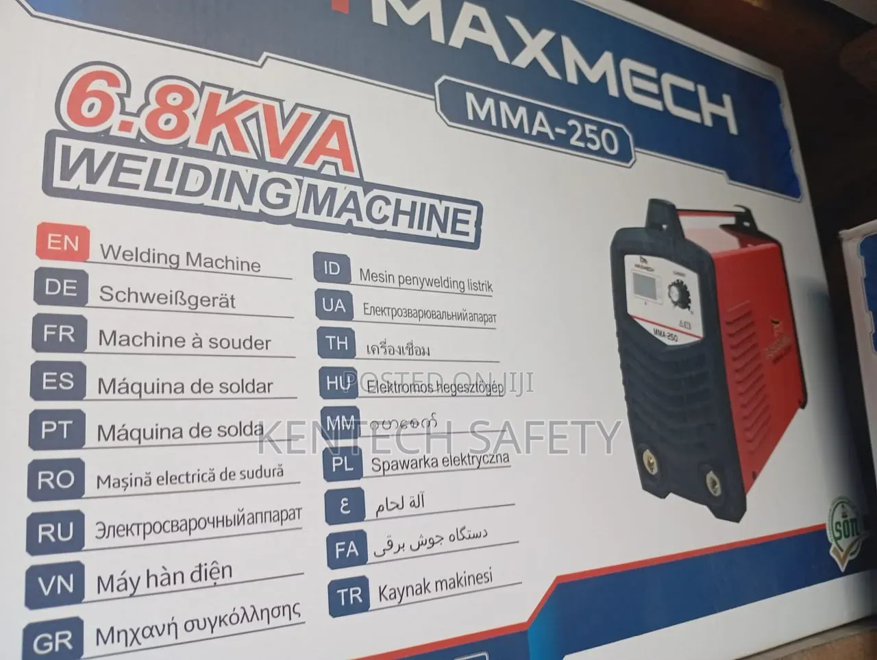 6.8kva Welding Machine MMA250