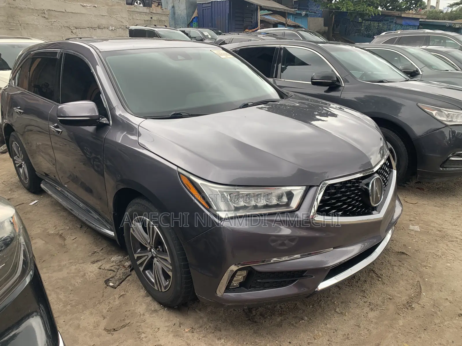 Acura MDX Tech & A-Spec Pkgs SH-AWD 2019 Gray