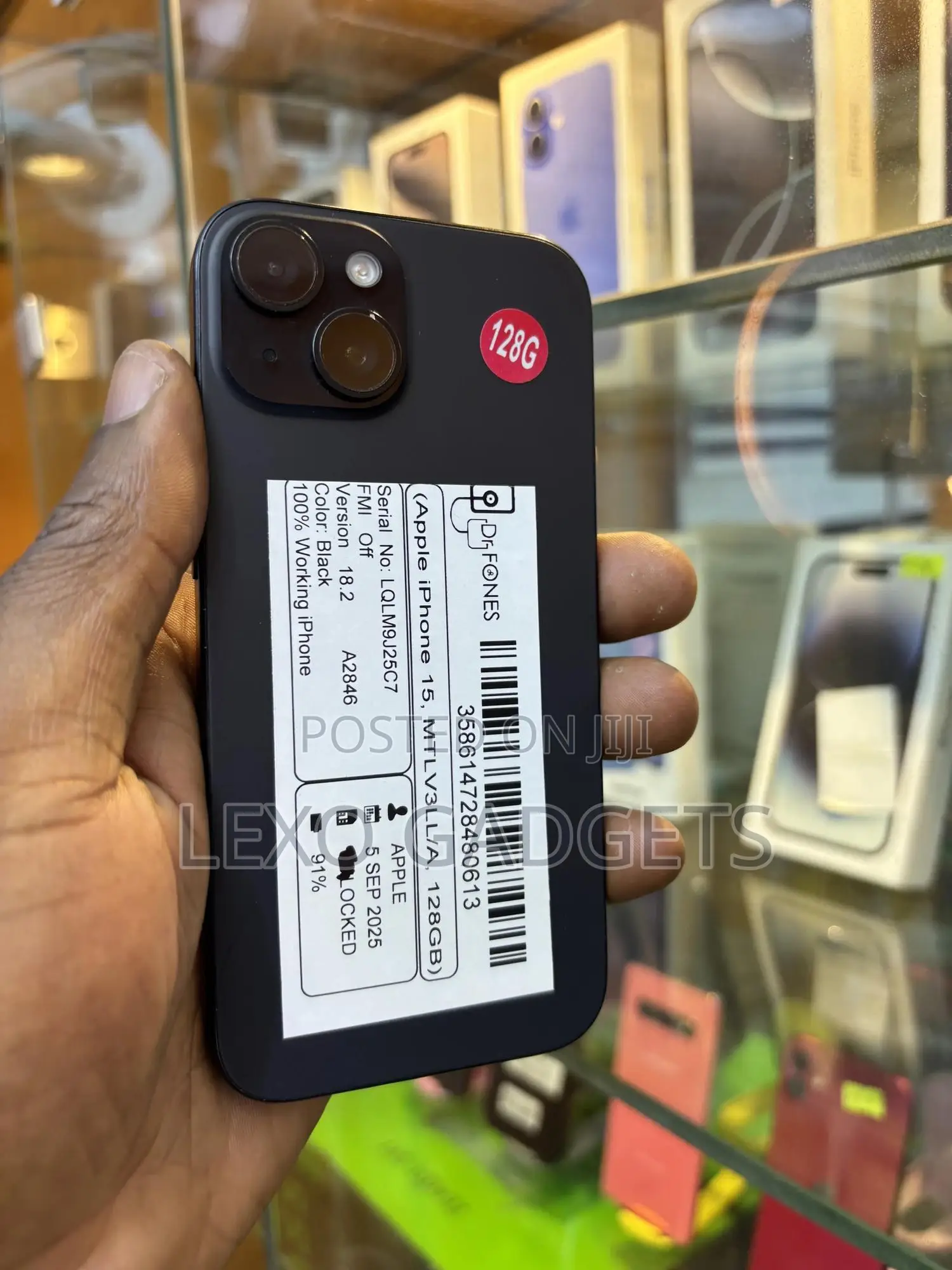 Apple iPhone 15 128 GB Black