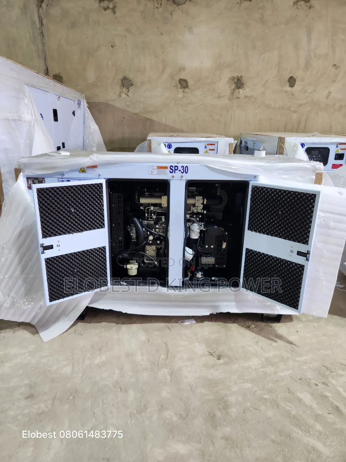 Brand New 30KVA Perkins Diesel Soundproof Generator With 100% Copper