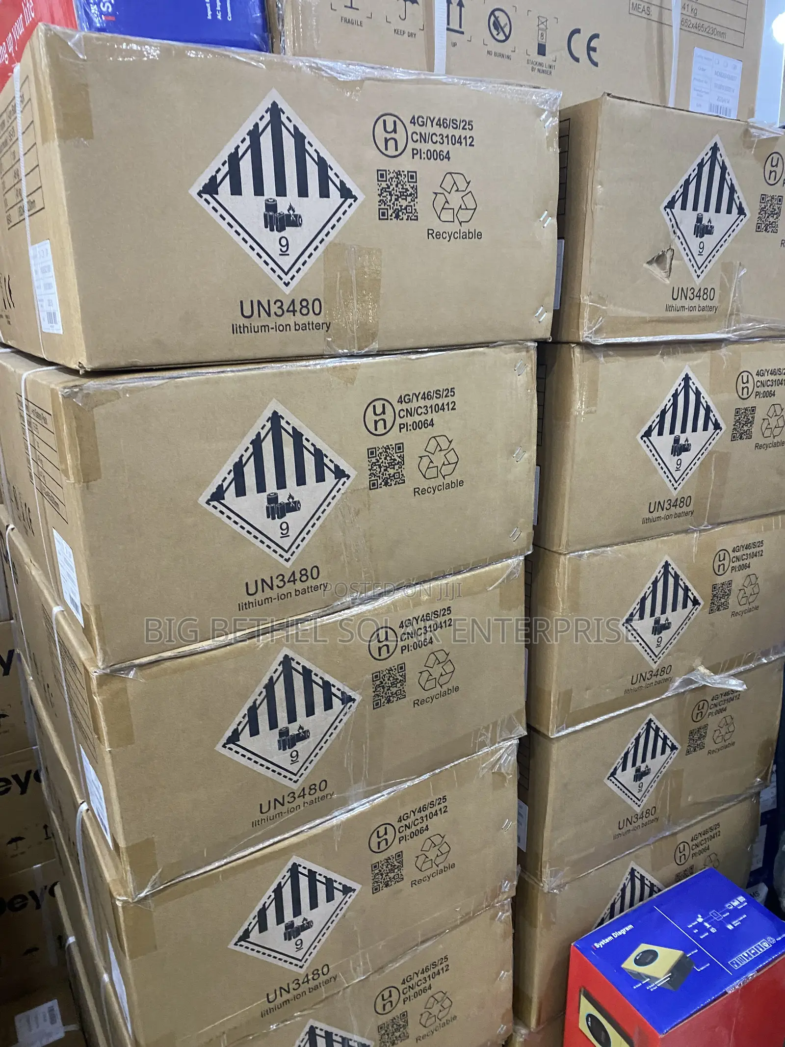 Deye 10kwh 48v 200ah Solar Lithium Iron Battery.