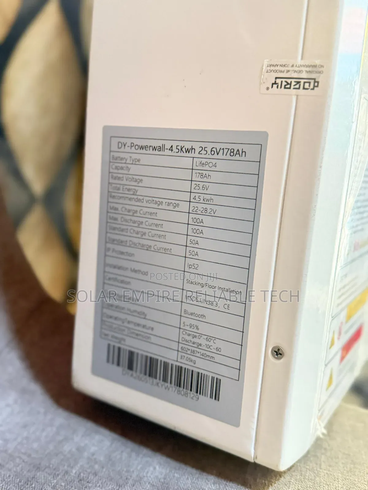 4.5kwh 24v Deriy Lithium Ion Battery