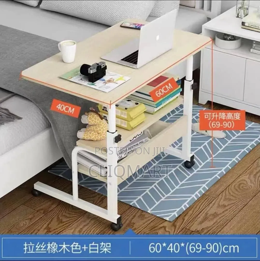 Portable Adjustable Laptop Table – Standing Desk for Bed and Couch