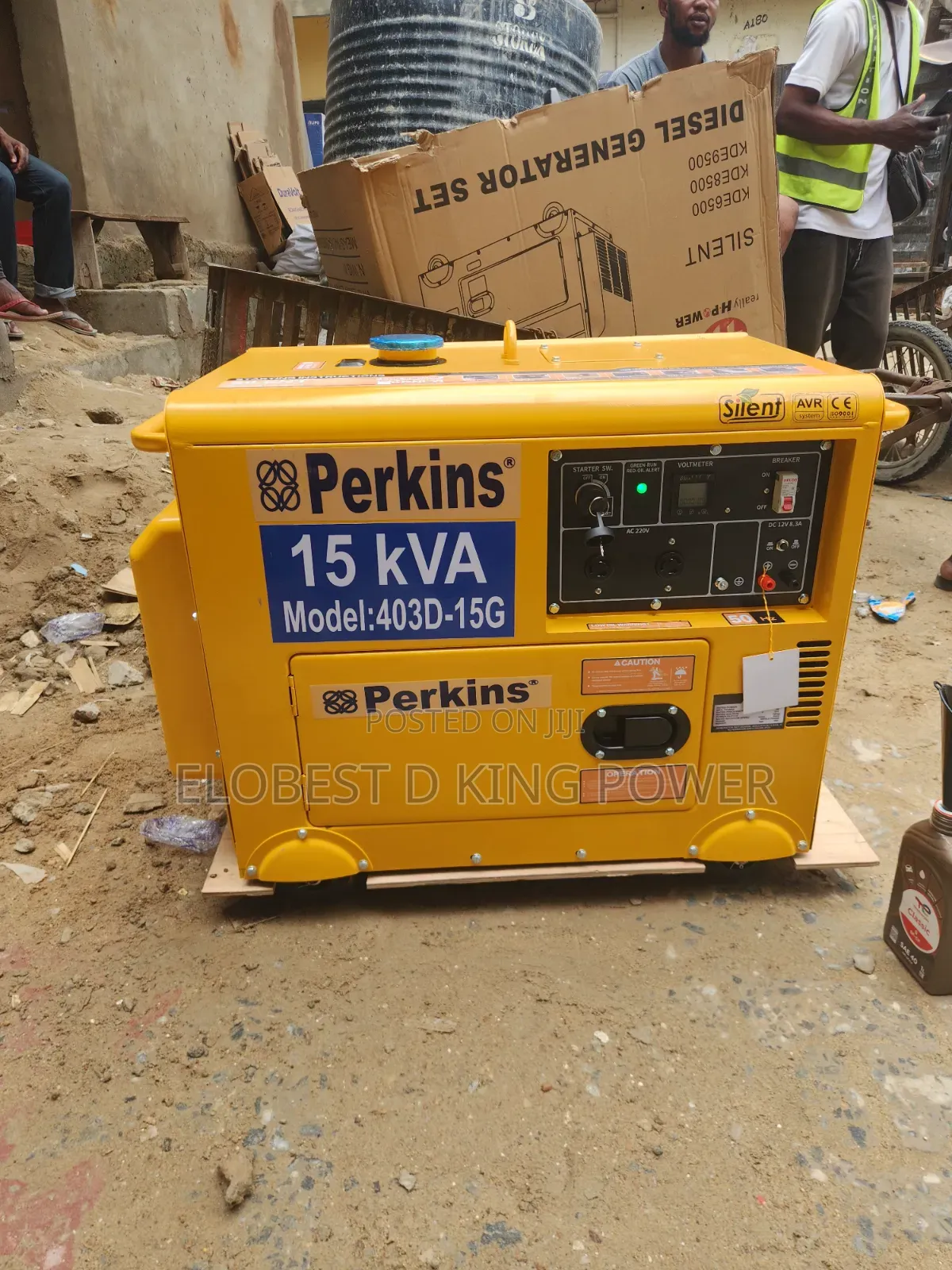 15kva Perkins Diesel Soundproof Generator 100% Pure Copper Coil