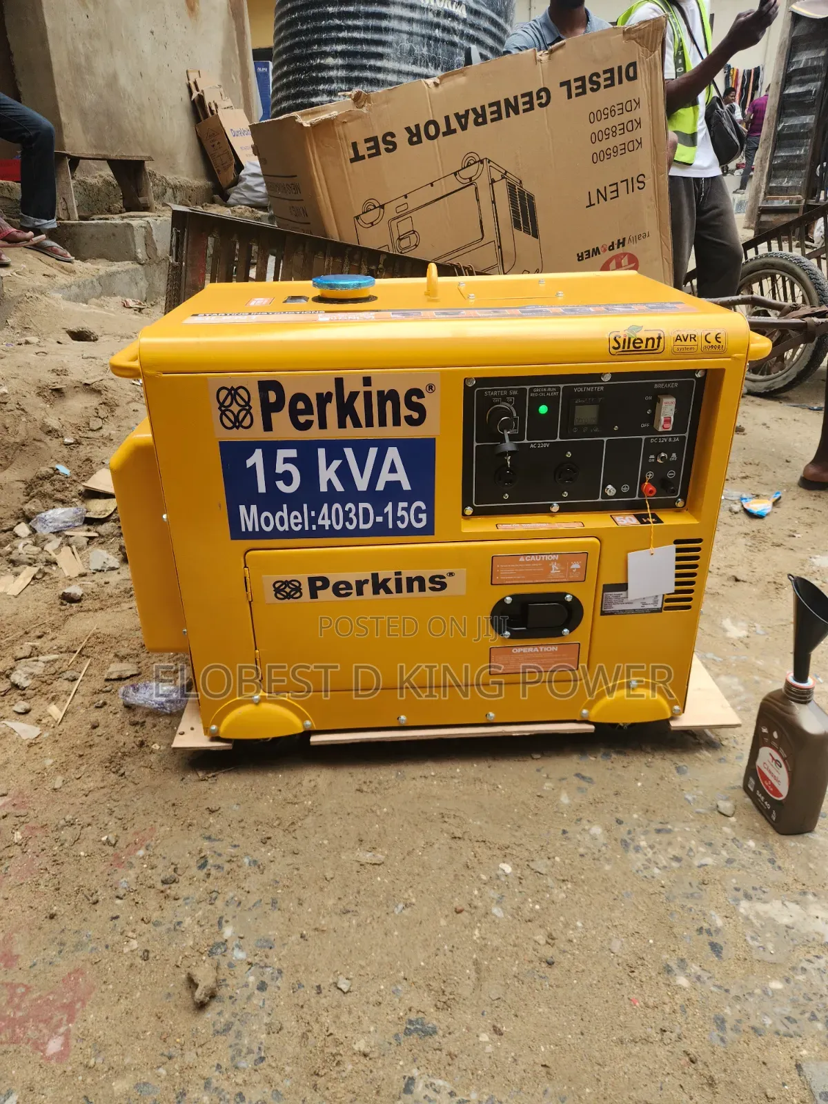 15kva Perkins Diesel Soundproof Generator 100% Pure Copper Coil