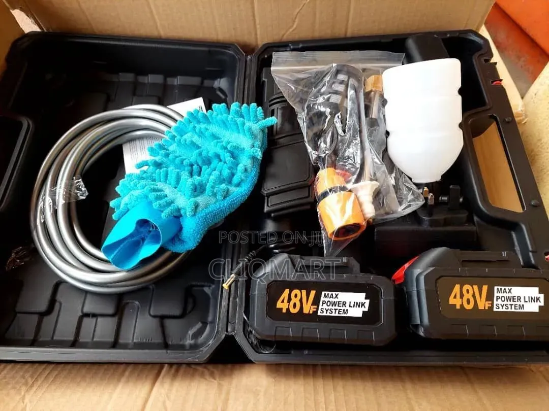 POWERLINK 48V Cordless Pressure Washer – Double Battery Car Wash Gun