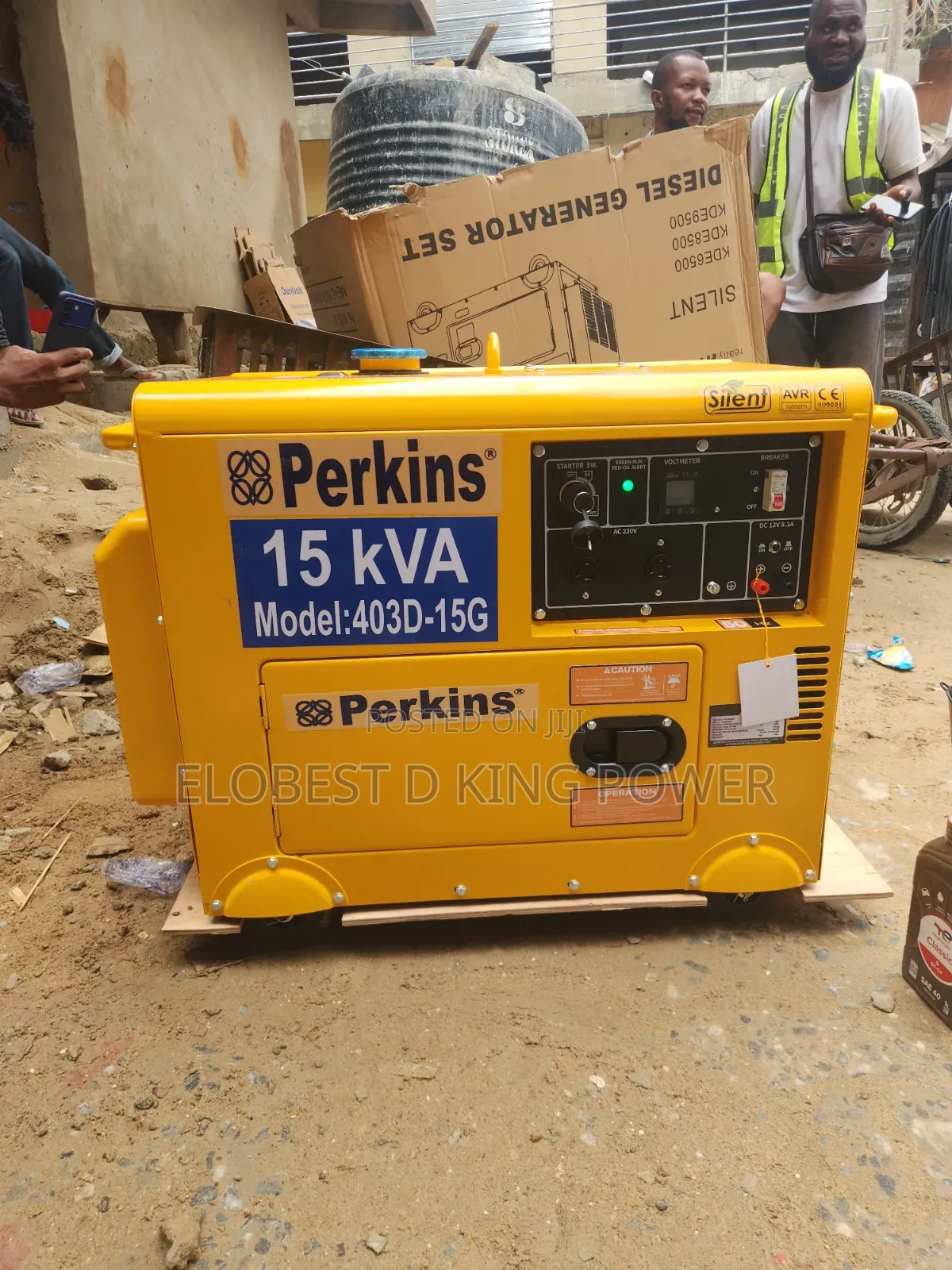 15kva Perkins Diesel Soundproof Generator 100% Pure Copper Coil