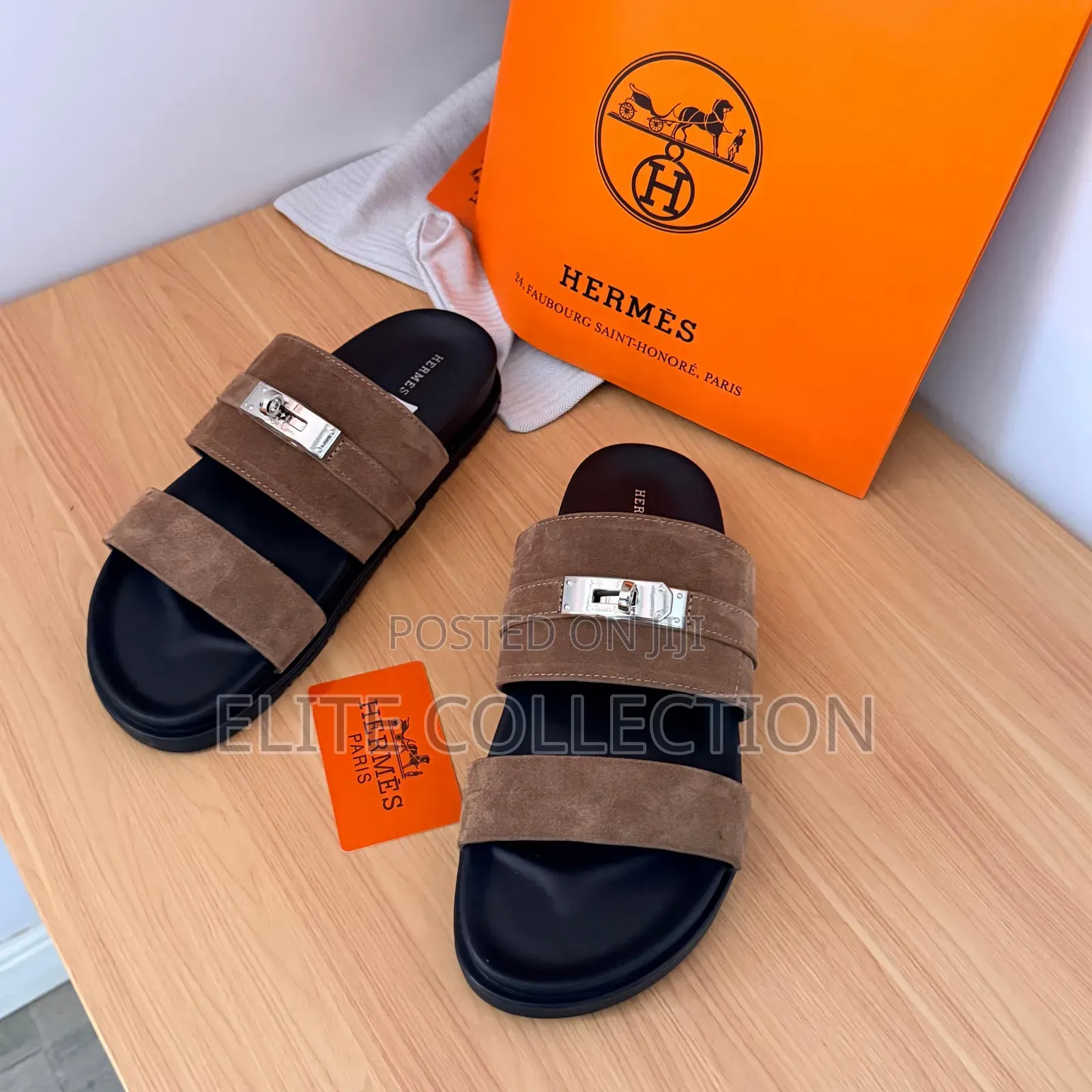 High Quality Hermes Jackson Suede Sandals 
40 - 46