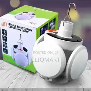 Solar Rechargeable Lamp – Portable Camping Light With Solar Panel