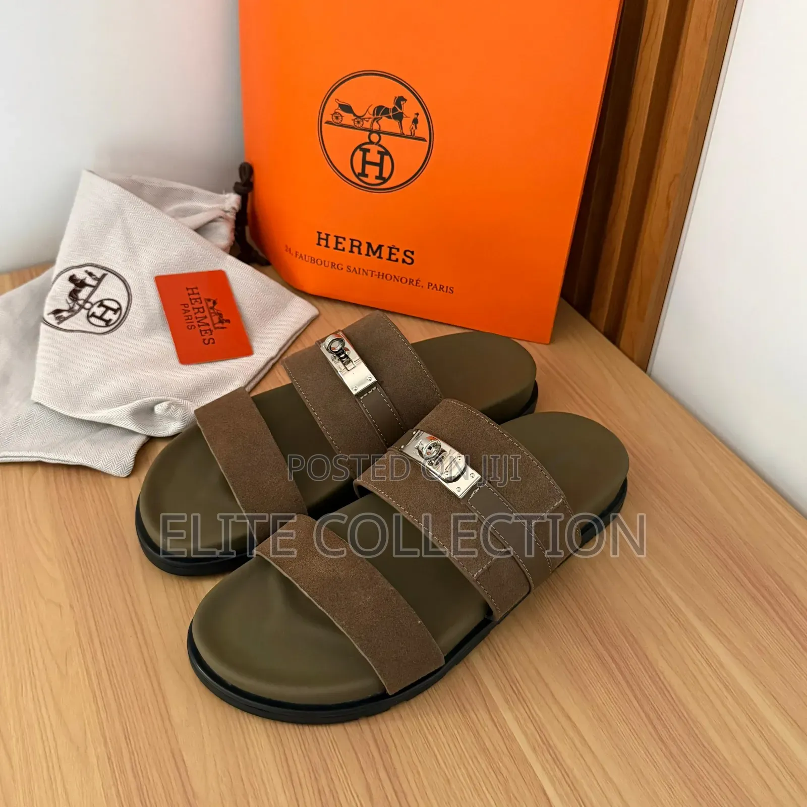 High Quality Hermes Jackson Suede Sandals 
40 - 46
