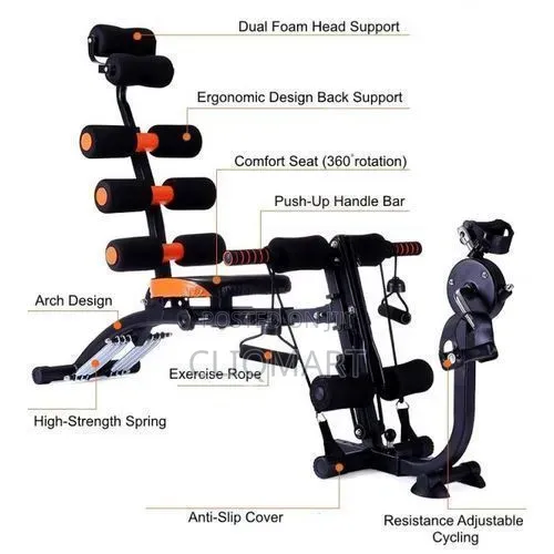 Multifunctional Sit-Up Bench – Adjustable Workout Bench for Home Gym