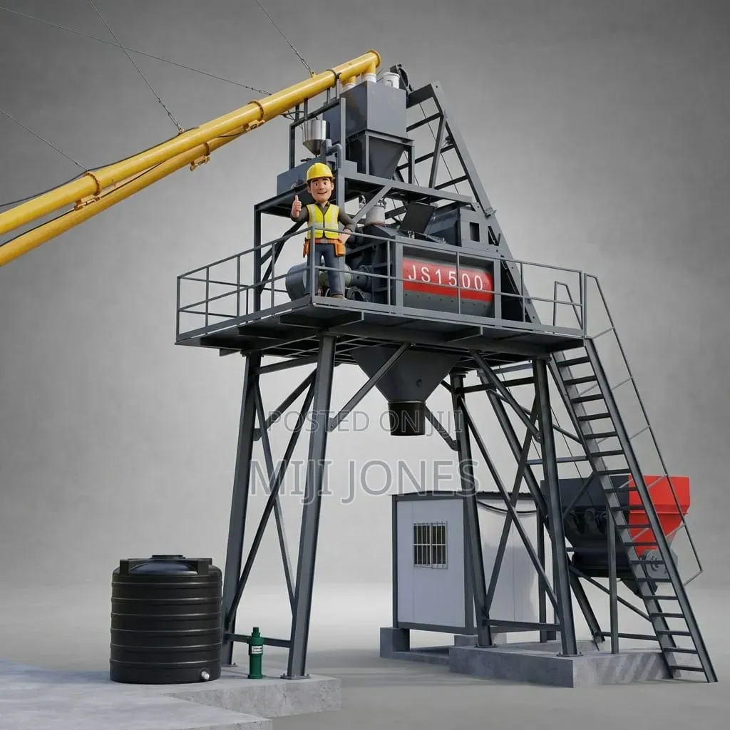Brand New HZS120 Concrete Batching Plant - 120m3/H Large Scale Output*