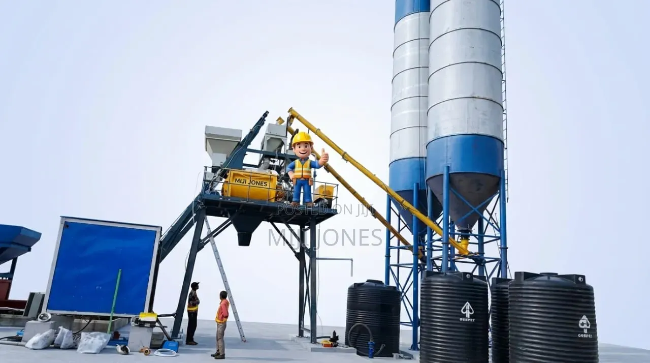 Brand New HZS120 Concrete Batching Plant - 120m3/H Large Scale Output*