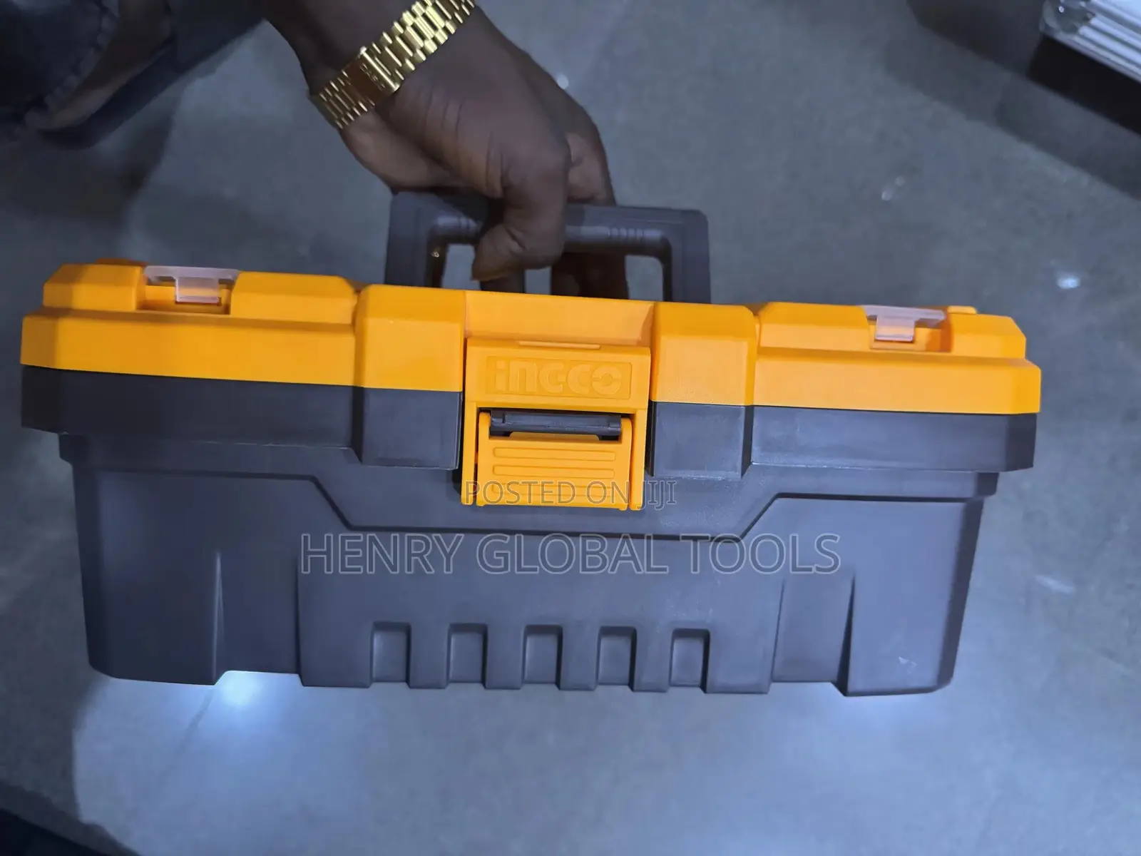 INGCO Heavy-Duty Tool Box – Portable Storage Case