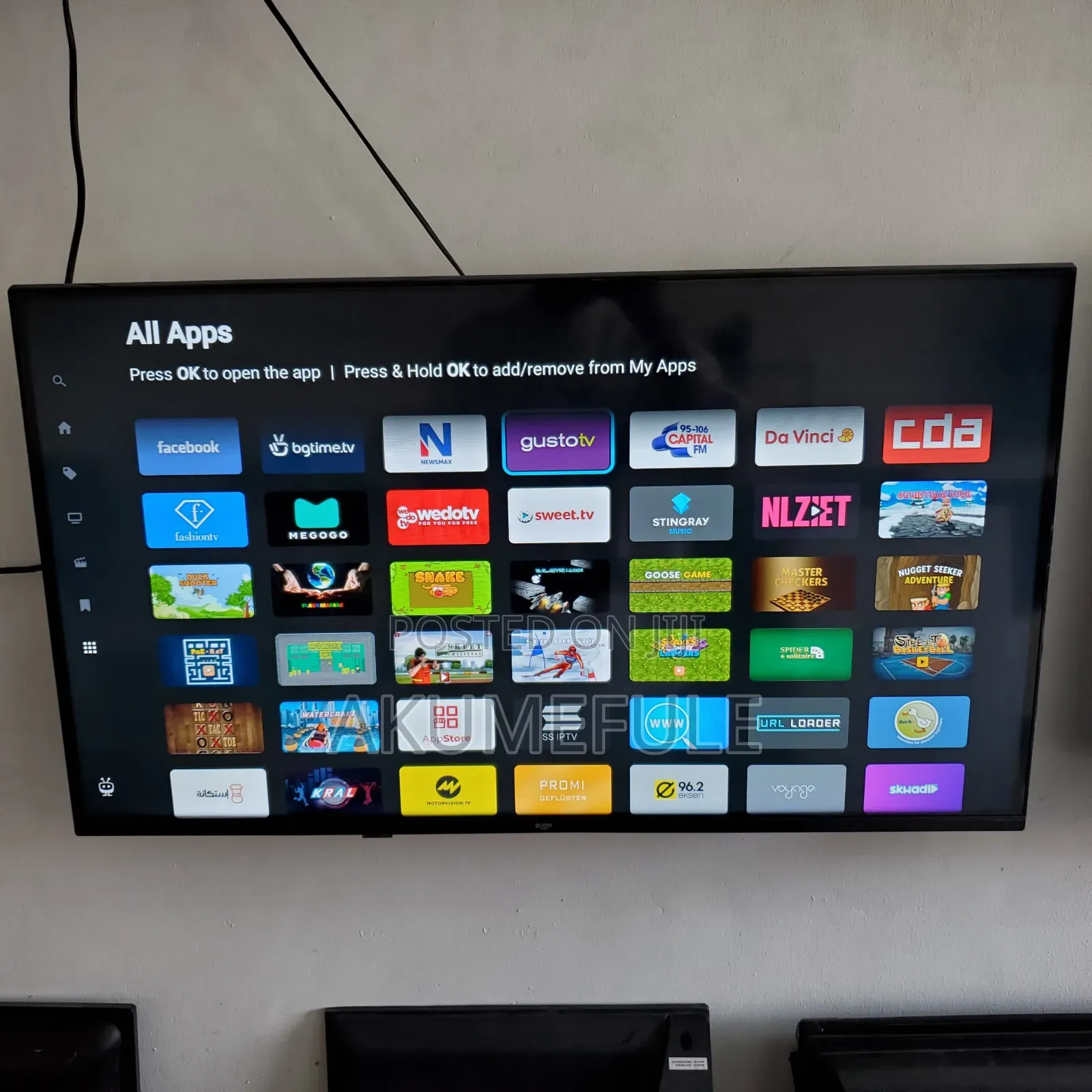 Bush Smart TV 40 Inches Display With Free Netflix Account