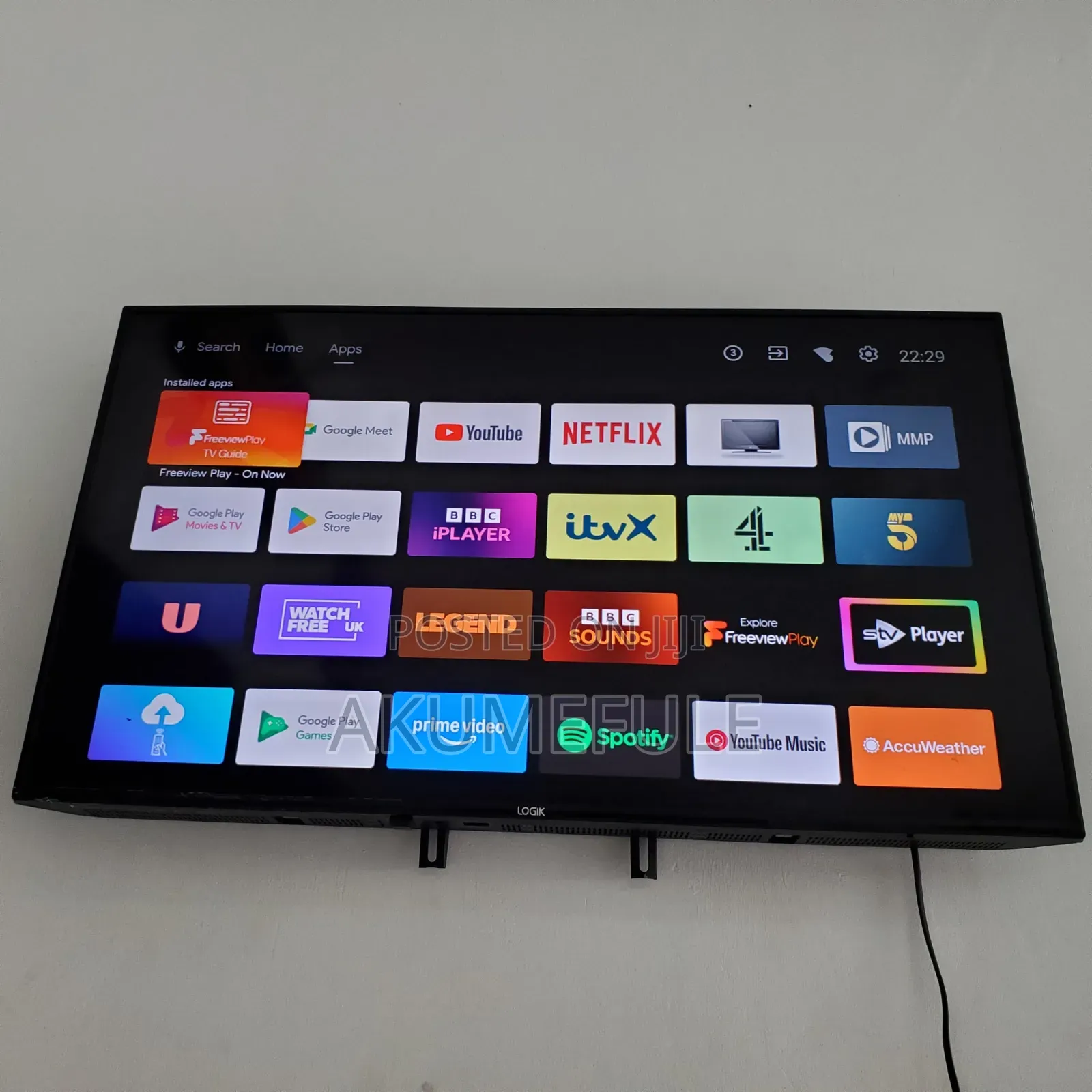 Logik Android TV 43 Inches Display With Netflix Account and YouTube