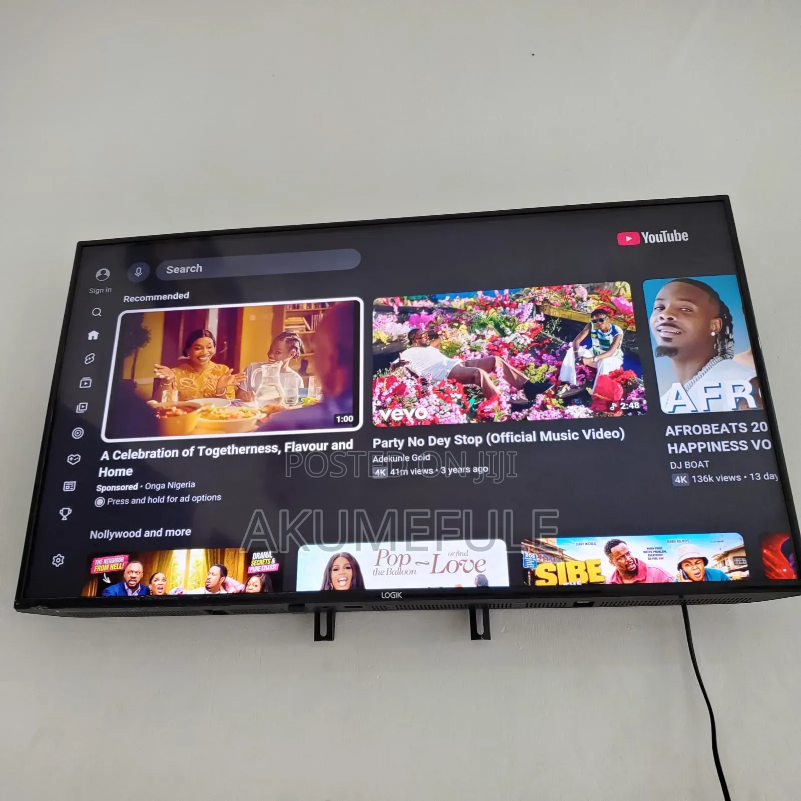 Logik Android TV 43 Inches Display With Netflix Account and YouTube
