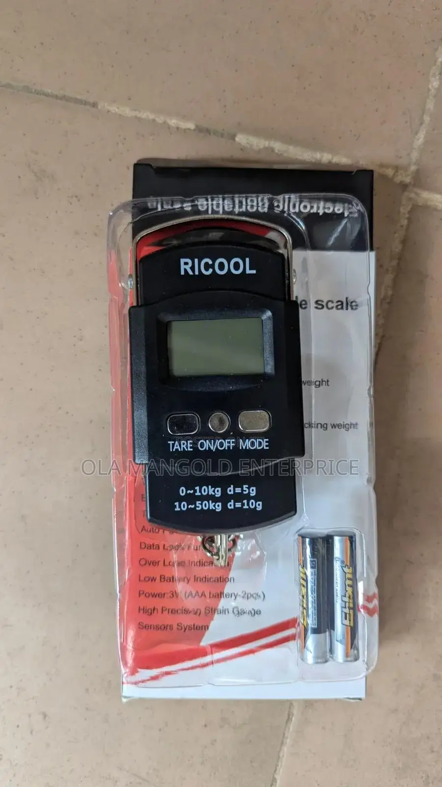Electronic Portable Scale