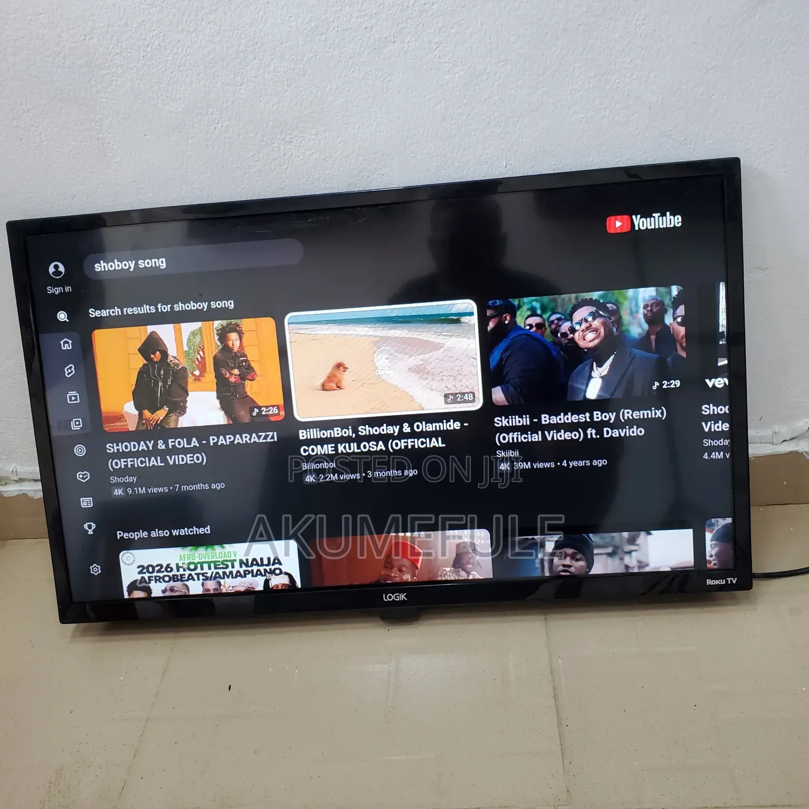 Logik Roku Smart TV 32 Inches Display With Free Netflix Account