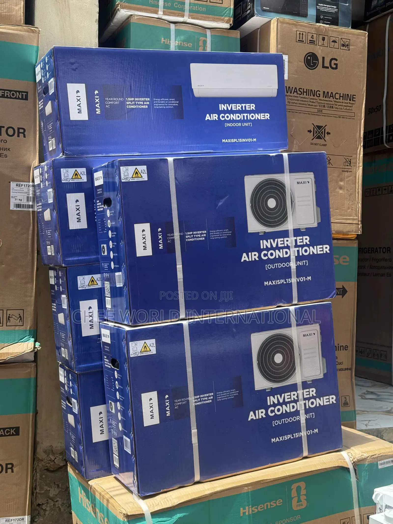Original Maxi 1.5HP Inverter AC | Low Power Consumption, Super Cooling