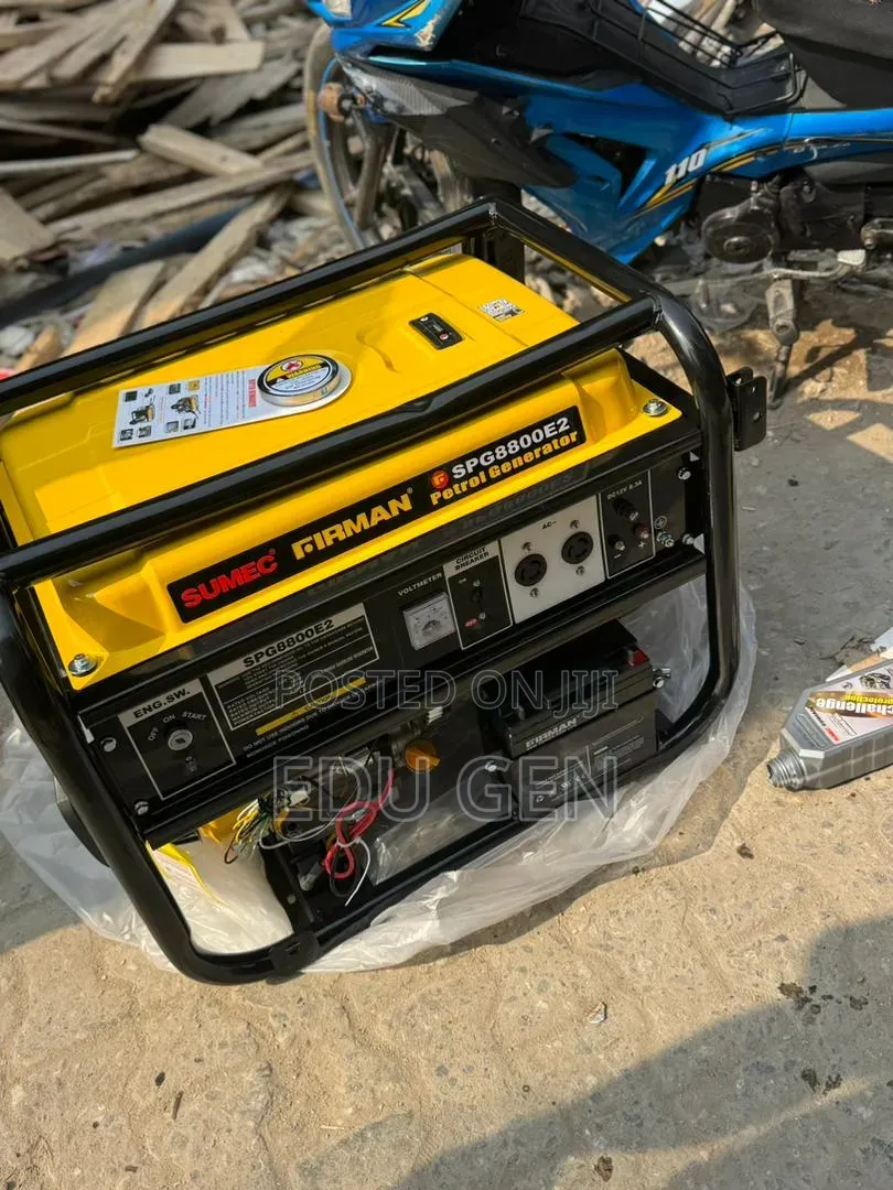 FIRMAN SPG8800E2 Heavy-Duty Petrol Generator – Full Copper Coil