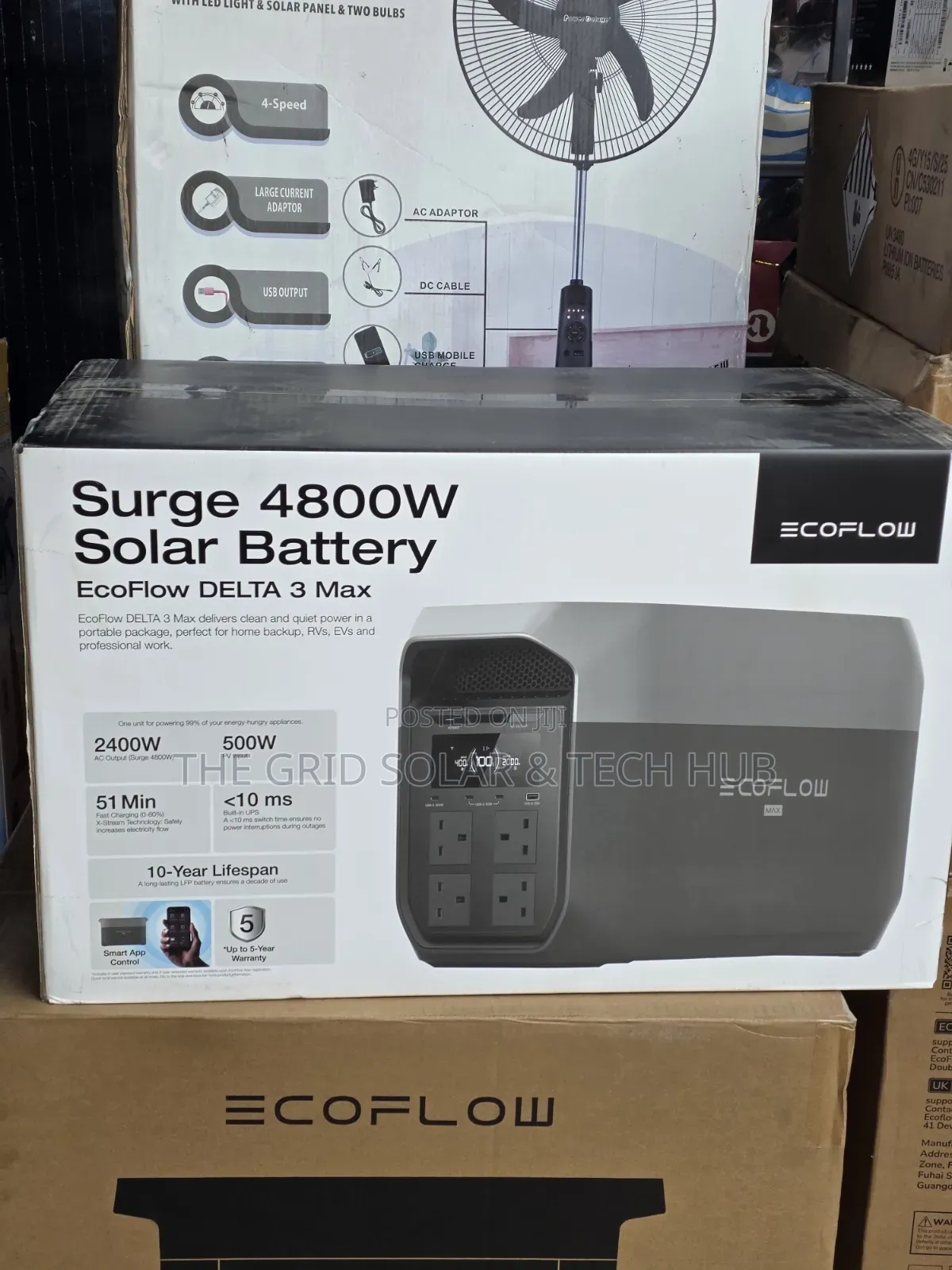Brand New EcoFlow DELTA 3 Max Portable Power Station (2048Wh / 2400W)