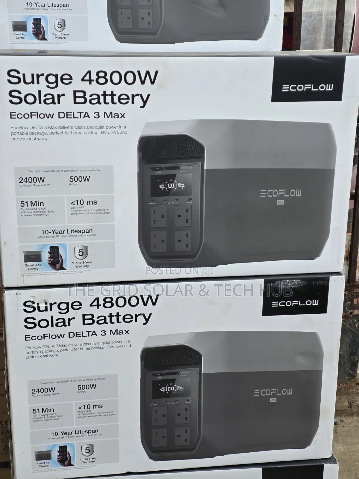 Brand New EcoFlow DELTA 3 Max Portable Power Station (2048Wh / 2400W)