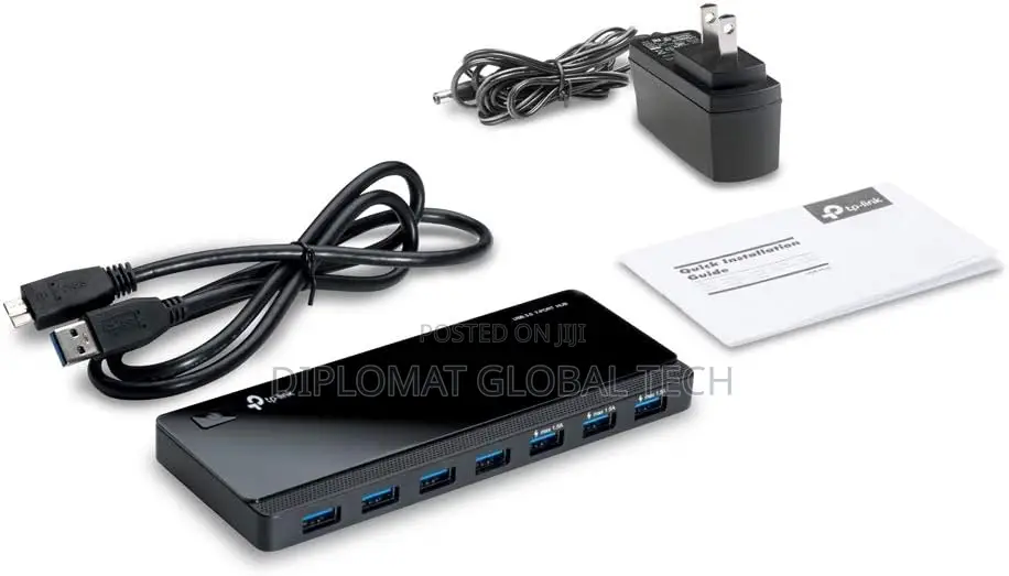TP-Link 7-Port USB 3.0 Ultra Slim Hub 3 Bc 1.2 Charging Ports (Uh700)