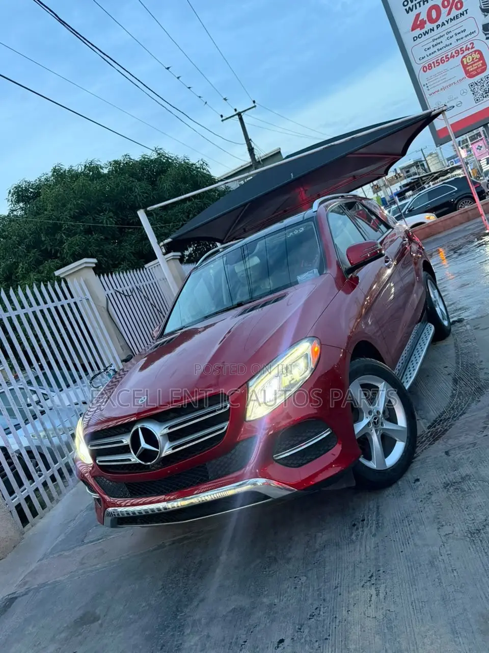 Mercedes-Benz GLE-Class GLE 350 2017 Red