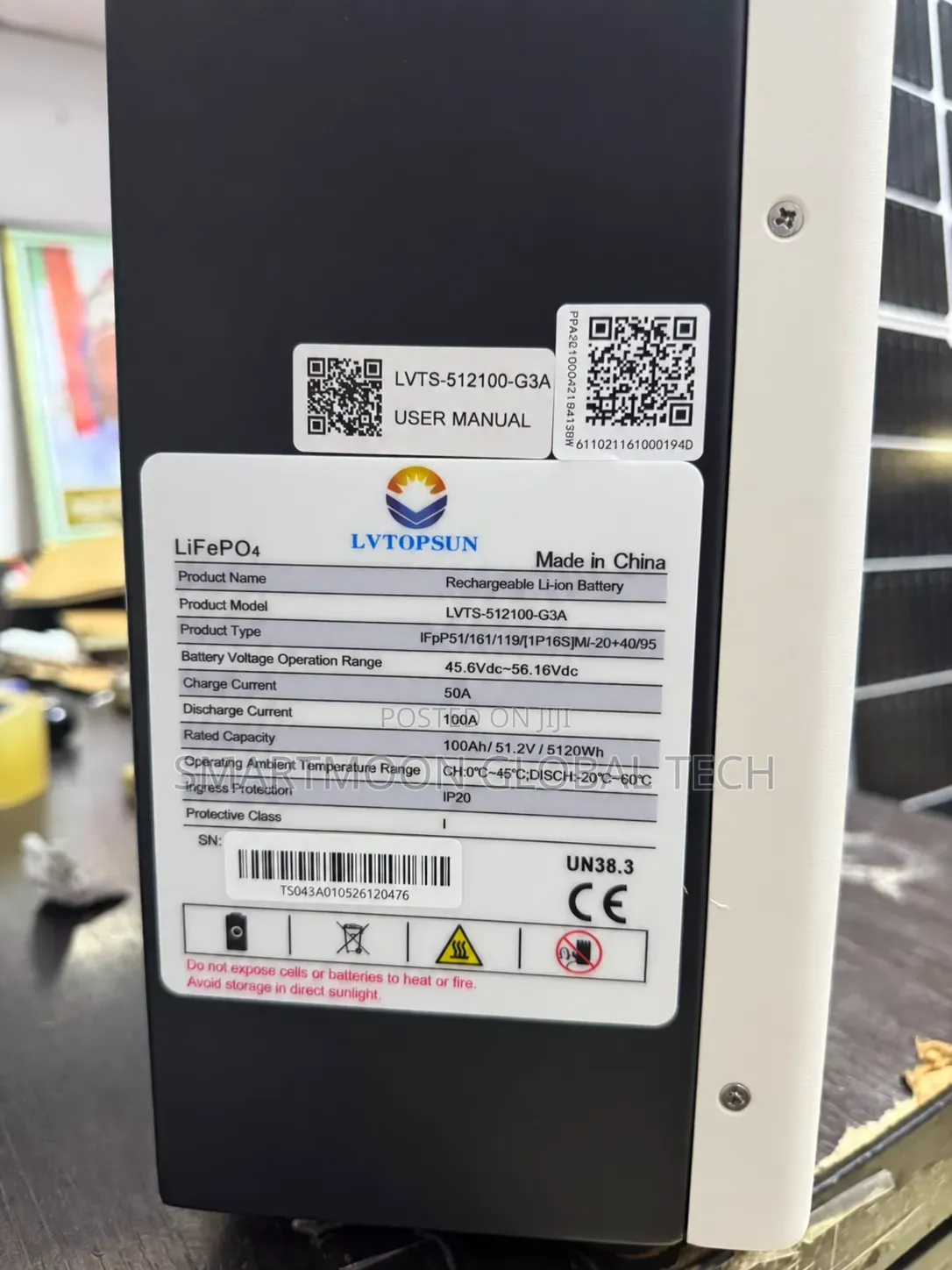 5kwh Lvtopsun Lithium Battery