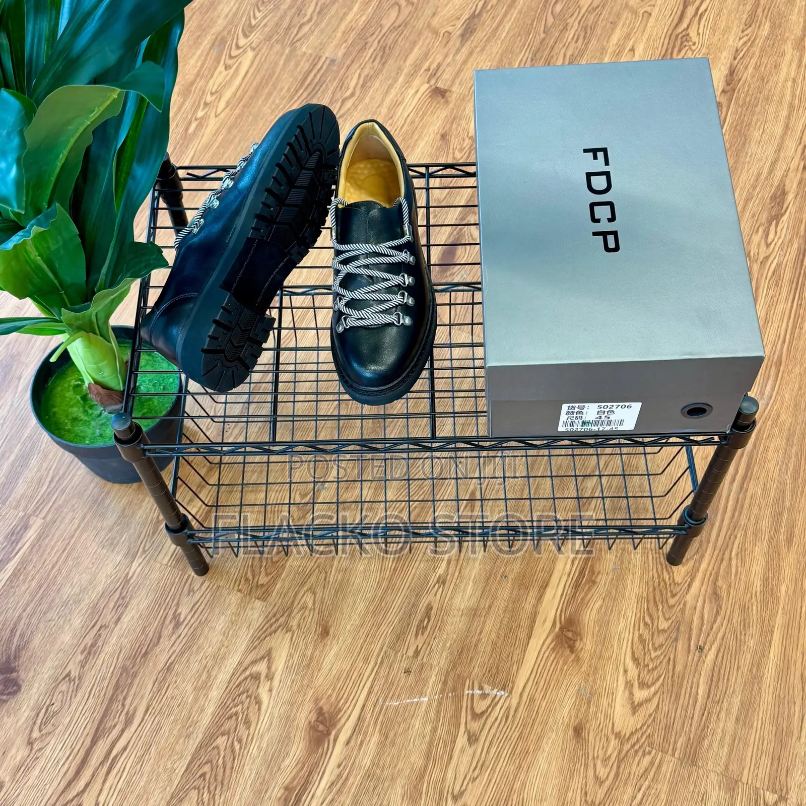 High Quality Premium Circle Cage Mountain Derby Shoes
