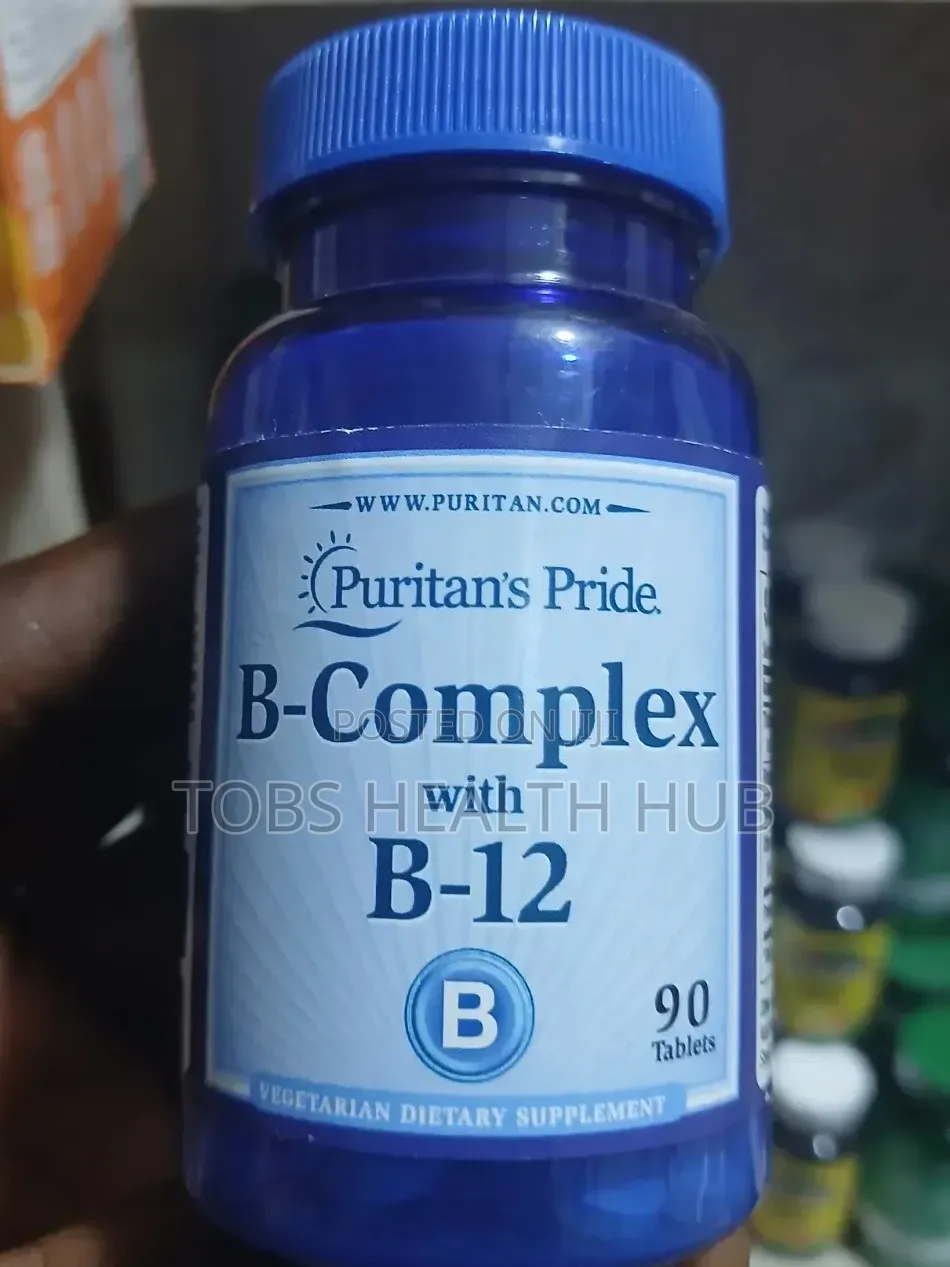 Puritan’s Pride B-Complex With B-12 – 90 Tablets