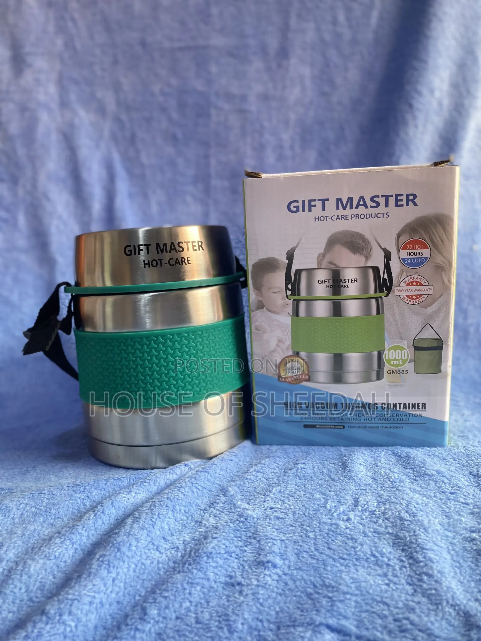 Gift Master Hot-Care 1000ml High Vacuum Thermos Container