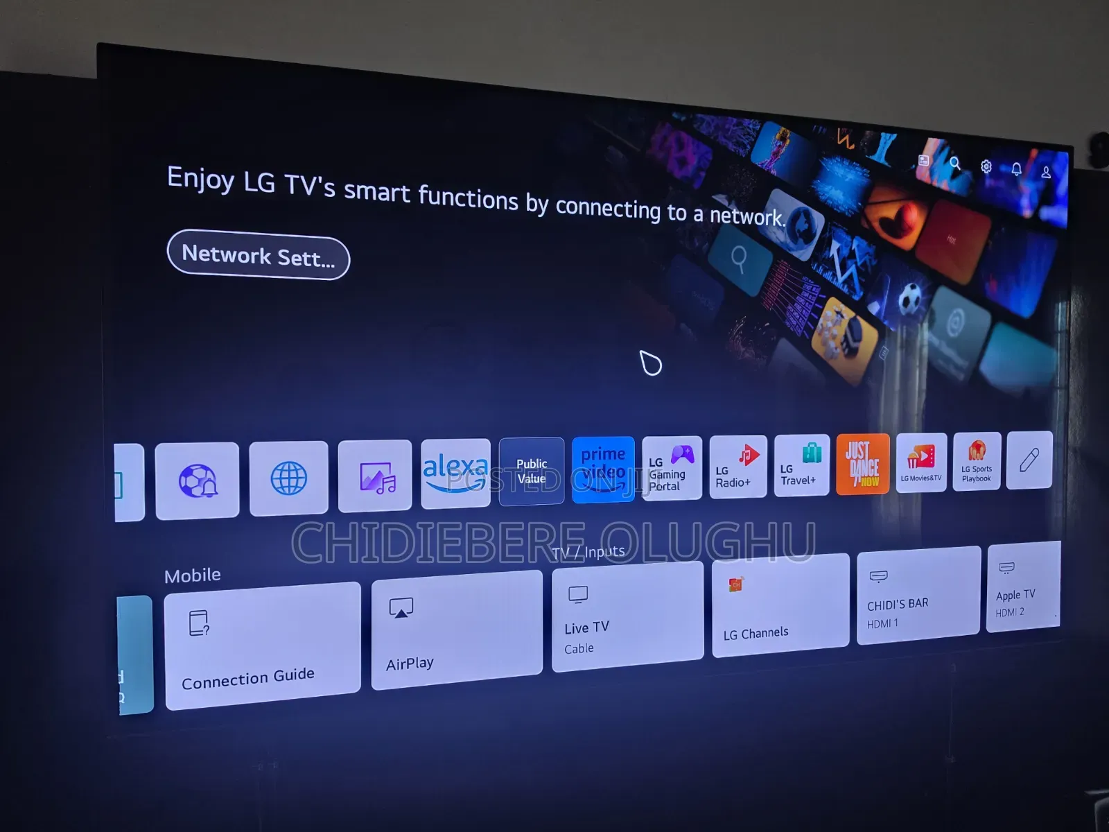 LG 65inches OLED Smart TV With Apple Airplay