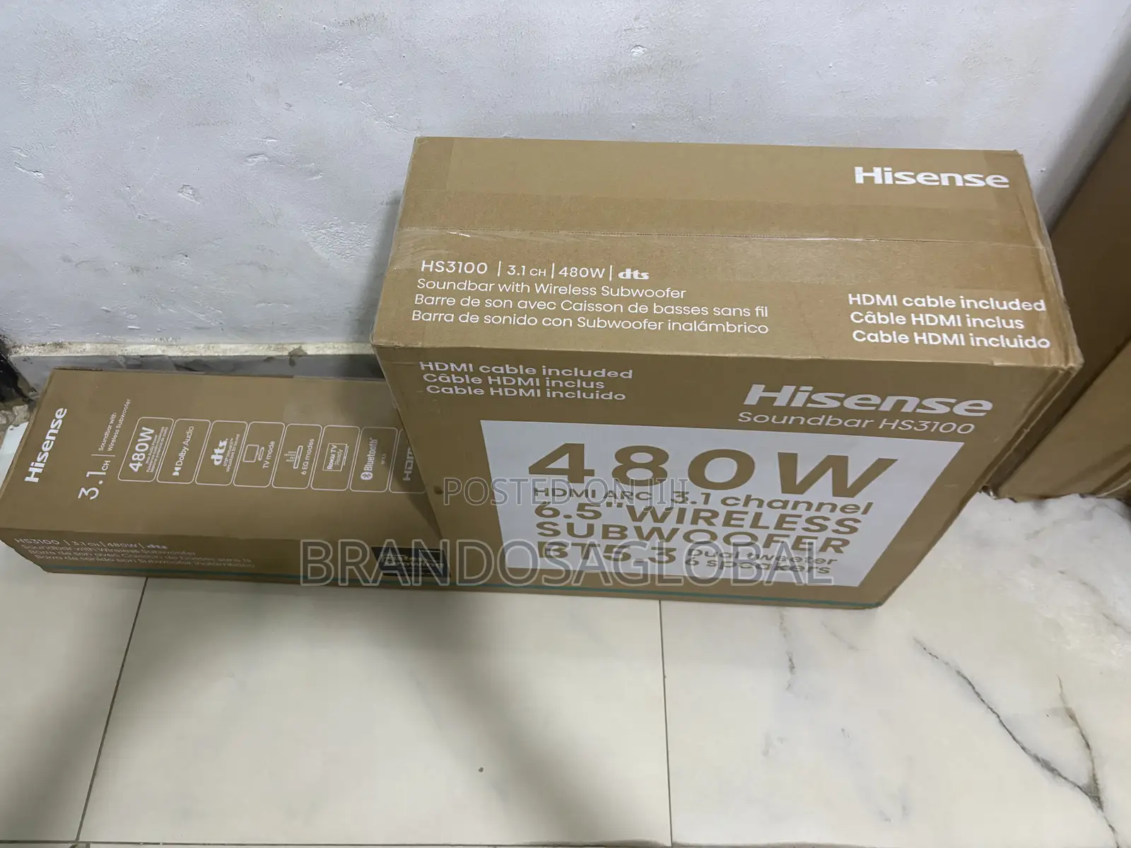 HS3100 Hisense Home Cinema Audio 480W
