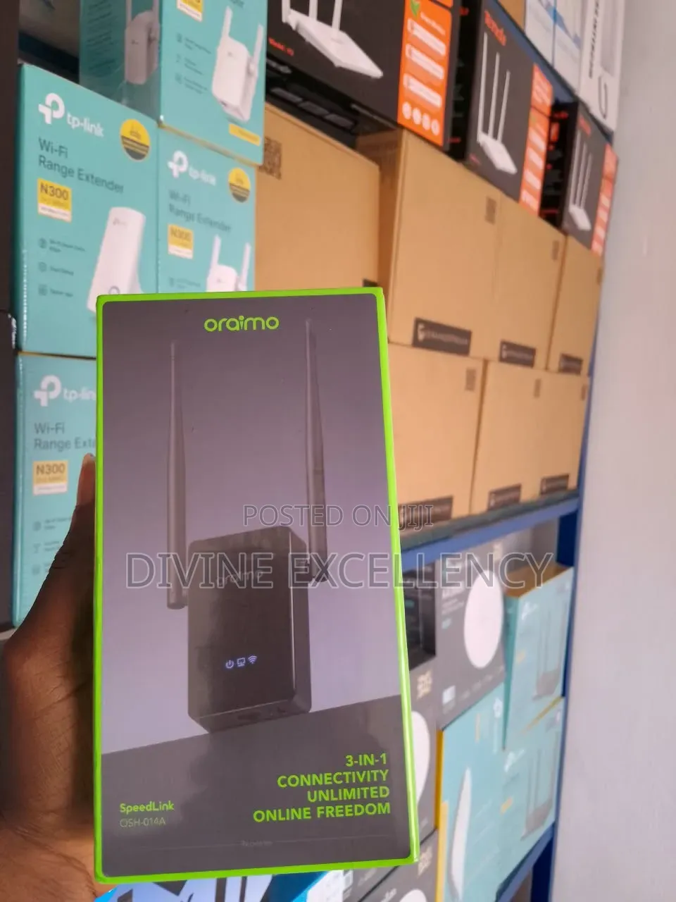 Oraimo 3in1 Wifi Range Network Extender, Access Points and Router