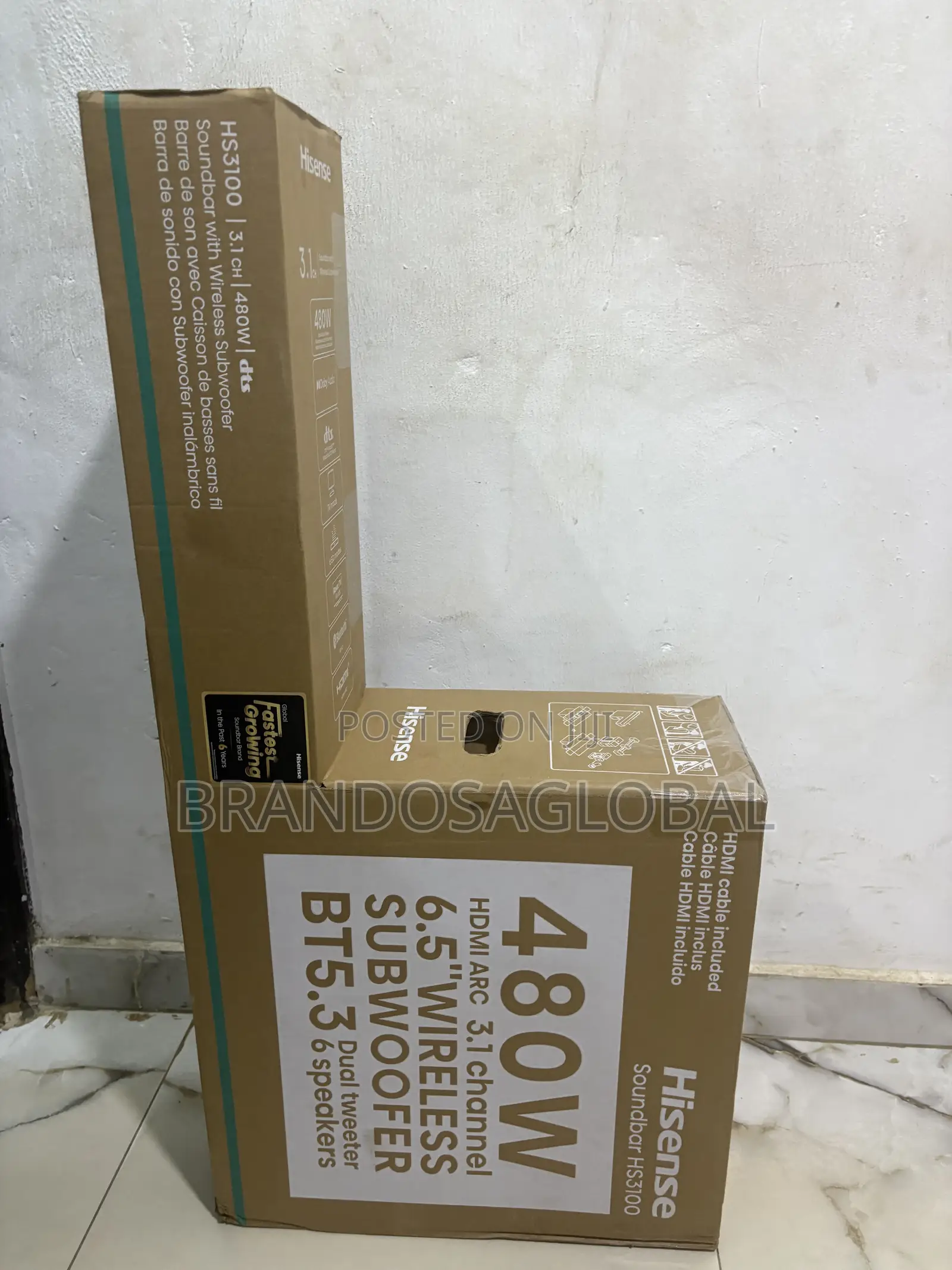 Hisense TV Sound System HS3100 – 480 Watt