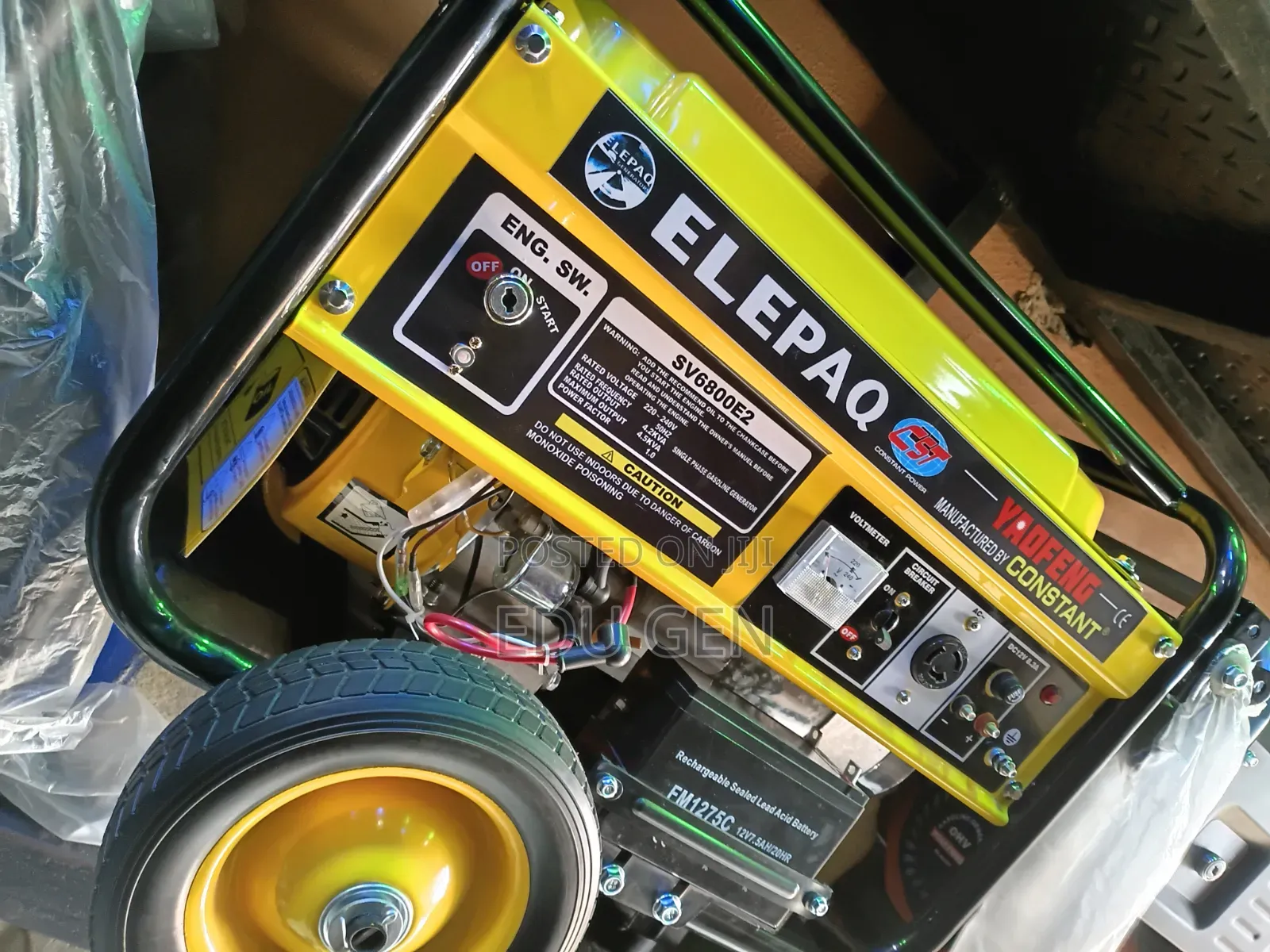 Original Elepaq Constant Generator SV6800E2 4.5kva