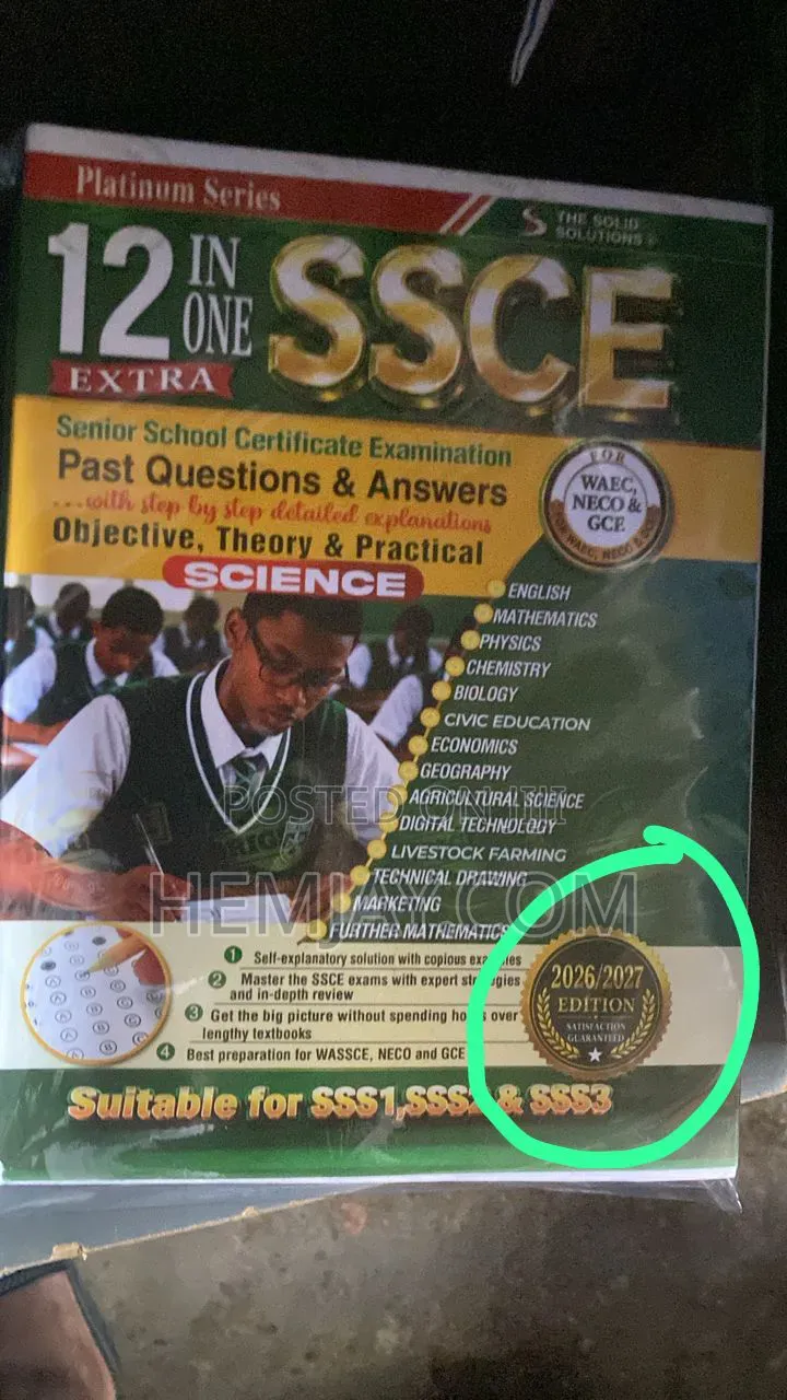 12in1 SCIENCE Ssce Past Questions (2026/2027 Edition)