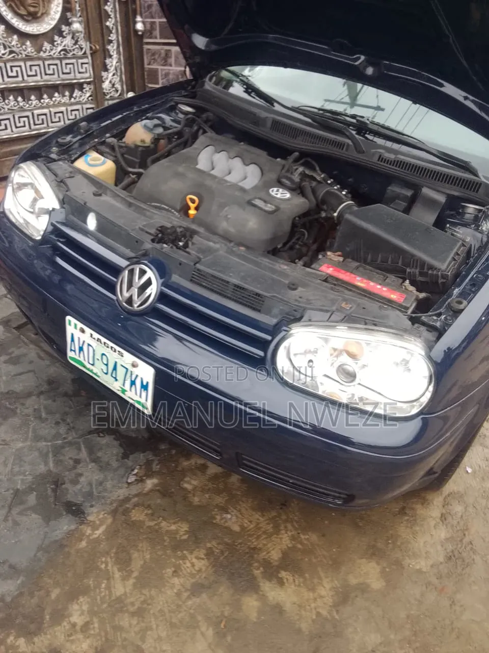 Volkswagen Golf 2003 Blue