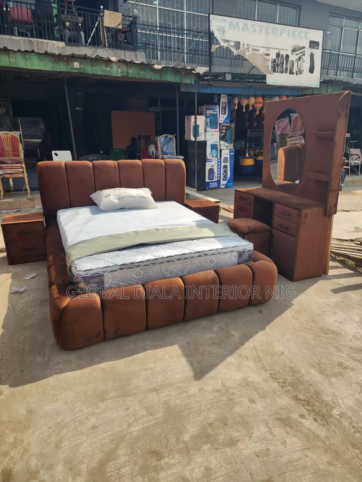 Standard 6by6 Padded Bedframe