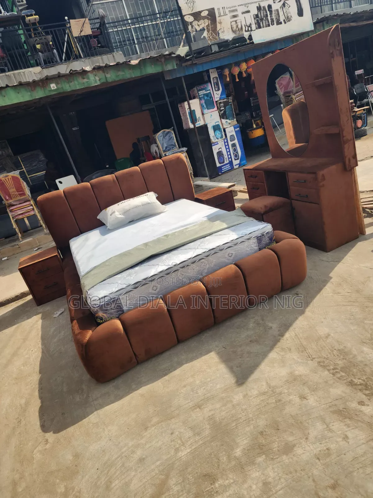 Standard 6by6 Padded Bedframe